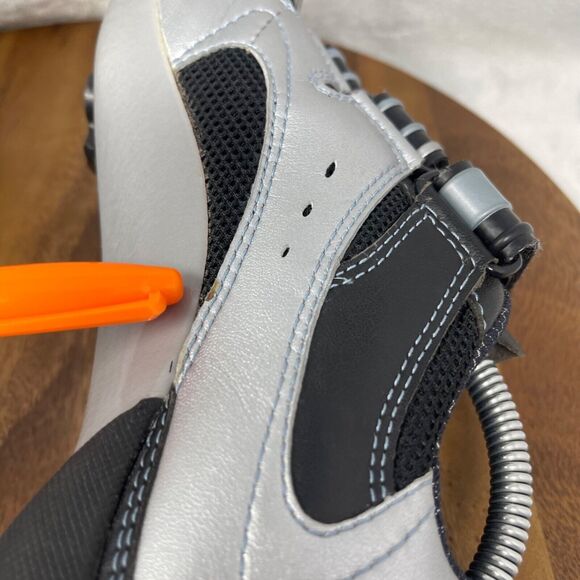 Specialized Cycling Shoes Womens US 9 Silver Black Hook & Loop BG 6103-3540 - Picture 10 of 16